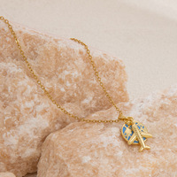Collier pendentif en cuivre 2024, chaîne de clavicule, planète, avion, mode, unique, simple, électroplaqué, bijoux suspendus