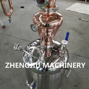 100L Hot Sell Herb Steam Essential Oil Distiller Essential Oil Extracting Machine Essential Oil Distillation Unit