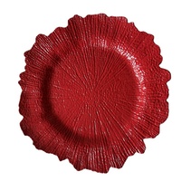 Assiette décorative ovale en plastique écologique classique de 13 pouces, sous-assiettes, assiette de présentation pour mariage, or, argent, événements, fêtes, anniversaires