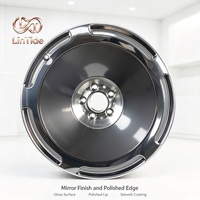 Rines de Aleación de Primera Calidad con 5 Birlos, Diseño Cóncavo, Borde Pulido y Centro Color Carbón para Autos Europeos Premium en Oferta