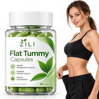 Capsules ventre plat marque privée, capsules de perte de poids, contrôle de l'appétit, brûleur de graisse, soutien amincissant, fabricant OEM