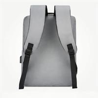 Sac à dos en polyester grande capacité avec logo personnalisé, chargement USB, pour ordinateur portable, idéal pour étudiants, bureau et voyages