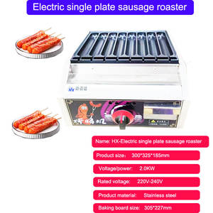 เครื่องทำฮอทดอกใช้ในเชิงพาณิชย์ใช้แก๊สเครื่องทำไส้กรอกร้อนพร้อมเครื่องอุ่นอาหารไส้กรอก tepppanyaki - Product Image 5