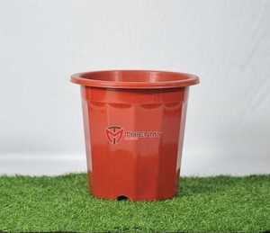 Pots de fleurs ronds en plastique PP de style moderne et luxueux, grands pots de fleurs écologiques pour jardins urbains, style pépinière - Product Image 4