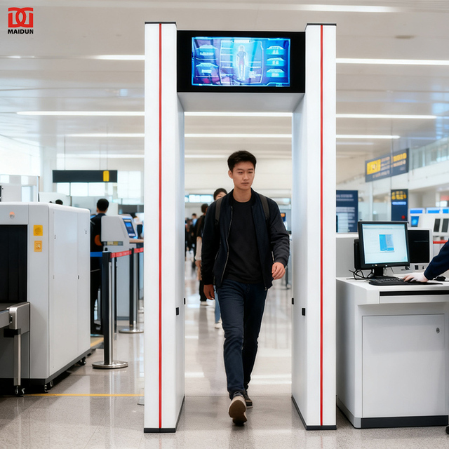 Security Protection Safety Equipment Portable Full Body Scanner Arch Gold Search Machine Walk Through Cell Phone Metal Detector