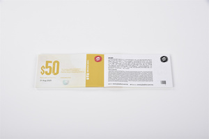 ชุดบัตรกำนัลแบบเต็มสีออกแบบได้เองชุดบัตรกำนัลกระดาษไร้ไม้ - Product Image 2