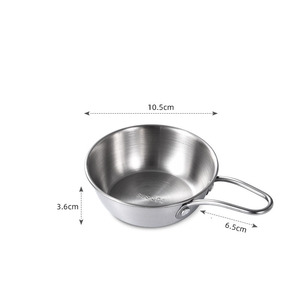 Cuencos de Acero Inoxidable 304 para Arroz y Salsas, Estilo Coreano, con Asa, Utensilios de Cocina para el Hogar, Cuencos Dorados, ¡Venta Caliente! - Product Image 4