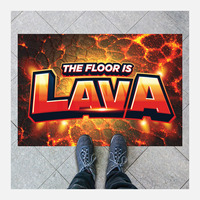 Autocollants en vinyle antidérapants personnalisés pour sols, grande taille, autocollants adhésifs avec impression UV imperméable pour graphiques au sol