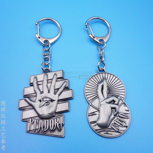 Pendentif en alliage de zinc avec crâne en relief, couleur bronze, breloque à thème pour accessoires de bijoux de mode - Product Image 4