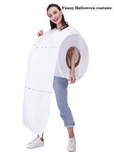 Nuevo 50CM de diámetro Halloween parejas parodia rollo de papel higiénico papel fiesta disfraces - Product Image 6