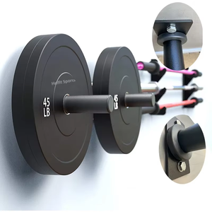 Support mural de gymnastique multi-poignées pour le <span class=keywords><strong>rangement</strong></span> de l'équipement d'entraînement. - Product Image 5