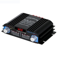 BT-998 12V 4.0 Kanal HiFi Amfi, Araba ve Ev Kullanımı İçin Alüminyum Alaşımlı, Menşei Çin