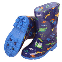 Bottes de pluie pour enfants en PVC pour étudiants, motif grenouille dinosaure, bottes colorées, imperméables, mignonnes, bon marché, pour garçons
