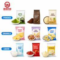 Machine d'emballage VFFS de type collier pour chips de banane, avec pesoir multi-têtes et système de purge automatique à l'azote