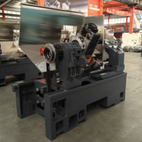Tour à métaux TCK50M de haute qualité, robuste, horizontal, à banc incliné, CNC BMT45, tourelle motorisée à 12 stations