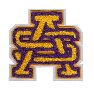 Patch avec lettres personnalisées en chenille, broderie pour serviette, lettres, personnalisé, de haute qualité, couture sur vêtements, livraison rapide, pièces - Product Image 4