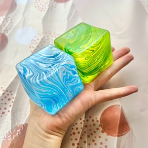 Juguete Sensorial Antiestrés de Moda: Cubo de Hielo Maleable de Maltitol de Lenta Recuperación, Venta al por Mayor a Granel - Product Image 3