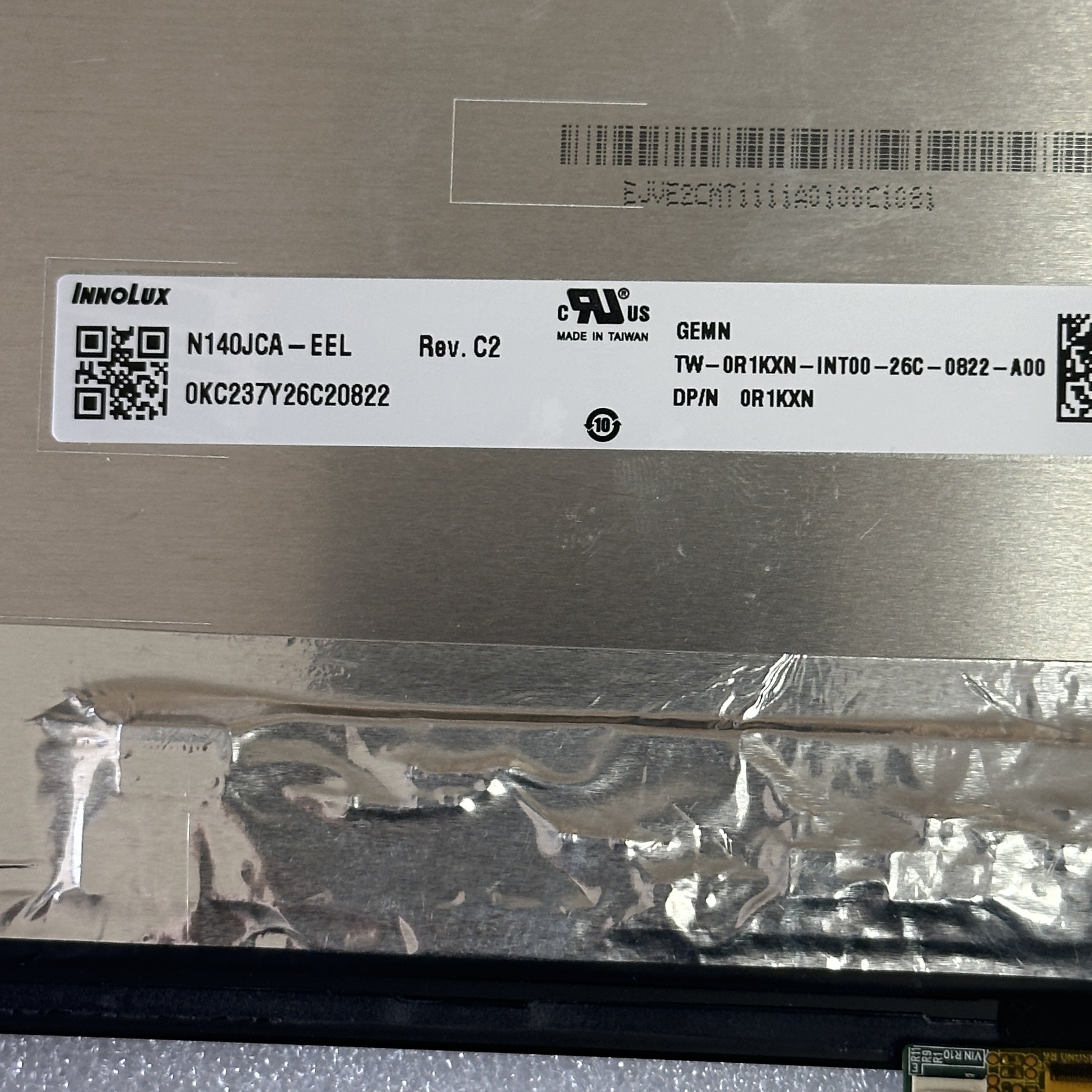 Écran LCD De Remplacement 14" WUXGA 1920x1200 - Innolux N140JCA-ELK - Pour Lenovo ThinkPad - Neuf