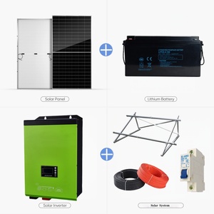 Hybrid Off-Grid 1kw 20kw Photovoltaic <b>Solar</b> Power <b>Panels</b> Complete Energy System Kit MPPT Controller Lithium Ion Pure Sine Wave - Product Image 5