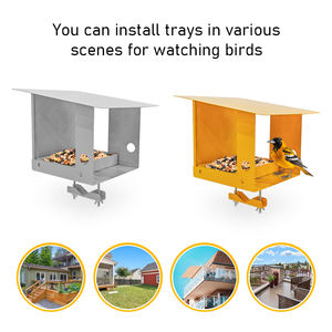 JH-Mech Vierkante Vogelhuisje voor Ophanging, Eenvoudig te Gebruiken en Onderhouden, Vogelvoederhuisje voor Ophanging - Product Image 2