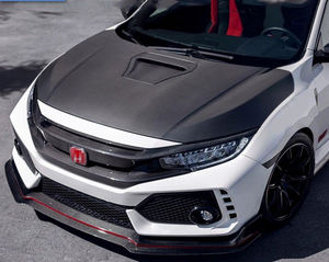 Évent de capot de capot de voiture en Fiber de carbone personnalisé pour <span class=keywords><strong>Honda</strong></span> <span class=keywords><strong>Civic</strong></span> Hatchback Fc1 Typer <span class=keywords><strong>R</strong></span> 10th - Product Image 2