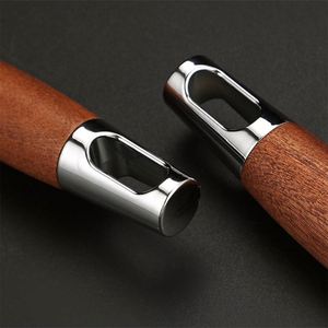 Cortador de Pizza Clásico de Acero Inoxidable con Mango de Madera Premium y Logotipo Personalizado - Product Image 4