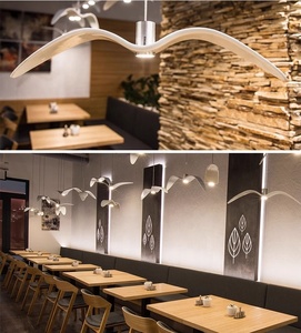 Restaurante nórdico bar Gaviota candelabro Creativo Moderno café ropa Hotel recepción decorado resina candelabro colgante Luz - Product Image 6