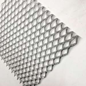 Maille métallique expansée en fer galvanisé avec revêtement PVC / Maille métallique expansée en aluminium, applications multiples - Product Image 2