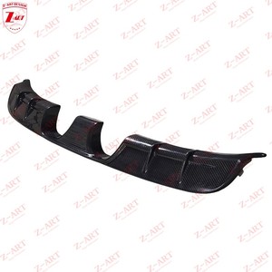 Diffusore posteriore in fibra di carbonio Z-ART per Spoiler posteriore in fibra 991.2 carbonio per Porsche 911 modello di scarico centrale 2016-2018 - Product Image 3
