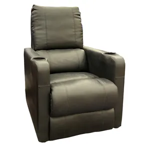 Comfortable luxury electric recliner chair leather reclining sofa for living room home cinema