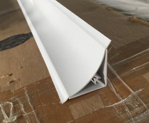 Pieza de esquina de <span class=keywords><strong>PVC</strong></span> <span class=keywords><strong>blanco</strong></span> Rodapié de <span class=keywords><strong>PVC</strong></span> - Product Image 3