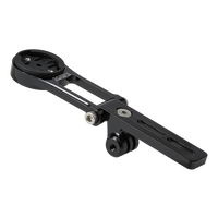 Soporte de GPS ajustable XON XBT-73 para montaje frontal, soporte integrado para manillar, base de montaje flexible de doble soporte para ciclocomputador y GoPro