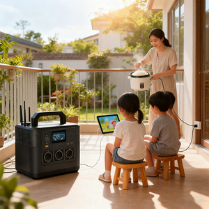 On Sale Solar Outdoor 1008Wh 1200W LiFePO4 Home Backup MPPT Pure Sine Wave Portable Power Station With - Product Image 4