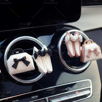 Bouteille de parfum 3D de luxe diffuseur de voiture désodorisant moderne pince à évent décoration intérieure ornement désodorisants
