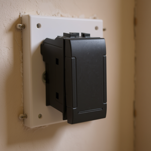 Interruptor Desviador Monopolar de 16A 250V Negro Compatible con Living International - Product Image 3