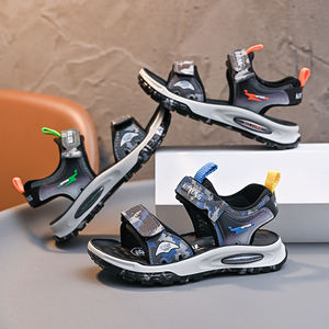 <span class=keywords><strong>Sandales</strong></span> d'été 2026 pour garçons, style camouflage, à brides réglables, antidérapantes, séchage rapide, légères et confortables, vente en gros - Product Image 1