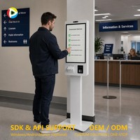 Escáner de Identificación, Impresora de Documentos A4, Huella Dactilar, Administración Pública, Portal Ciudadano, Terminal de Autoservicio con Soporte de Pie