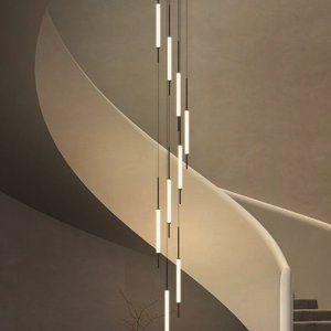 <span class=keywords><strong>Lampadario</strong></span> <span class=keywords><strong>a</strong></span> LED con soffitto <span class=keywords><strong>a</strong></span> soffitto <span class=keywords><strong>nero</strong></span> moderno di lusso da soggiorno con illuminazione <span class=keywords><strong>a</strong></span> <span class=keywords><strong>sospensione</strong></span> in acrilico lampadari per scale - Product Image 4