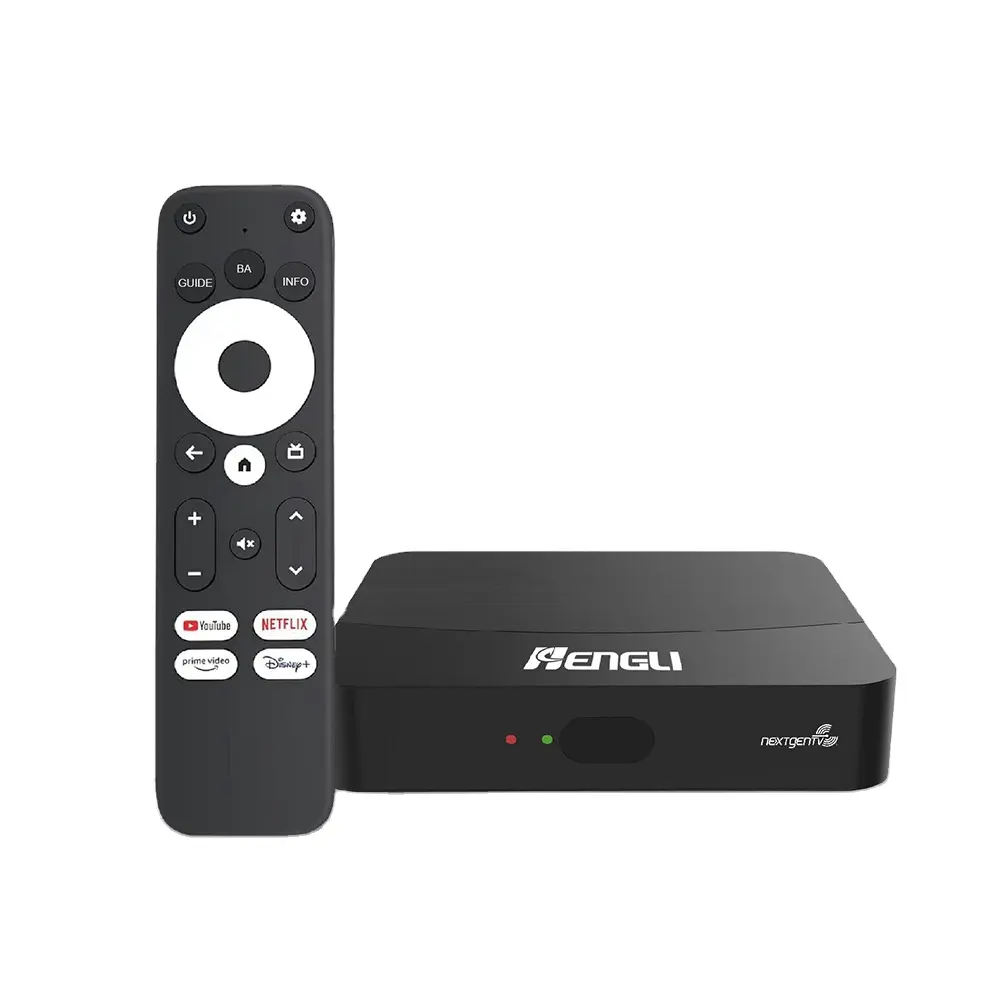 HENGLI sıcak satış akıllı Set Top Box UHD ATSC 3.0 kutusu ile Amlogic S905Y4 Android 11 4k