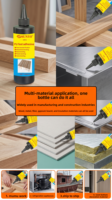 Adhésif polyuréthane S801, robuste et fiable pour la fabrication de portes, matériaux de construction légers, véhicules et navires