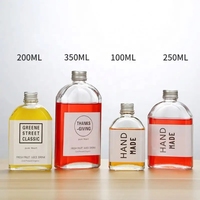 Botol Kaca Boli European Food Grade 1 Liter untuk Air Soda Murni, Botol Kaca untuk Minuman Jus Langsung