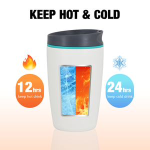 Taza Personalizada con Tapa Deslizante, Taza de Café Cónica para Exteriores, Color Verde Menta, Bonitas Botellas de Vacío para Mujer, Taza de Agua/Té de 22oz, Taza para Bebidas para Fiestas - Product Image 2