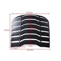 Canevas — accessoires de voiture, levier latéral pour vitre arrière, couvercle abs