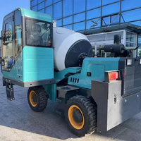 Bétonnière à chargement automatique Camion bétonnière bétonnière à chargement automatique avec moteur diesel mobile Bétonnière à chargement automatique de plus petite capacité