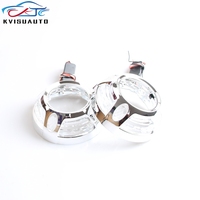 Mini projecteur bi-xénon CQL pour phare de voiture, lentille bi-xénon adaptable aux ampoules LED et halogènes, projecteur de phare automobile avec cache