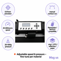 Plotter de Corte de Vinilo de Escritorio KI-720A con Motor Paso a Paso y Signmaster para la Creación de Calcomanías y Letreros de Transferencia Térmica