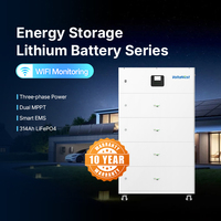 Système de stockage d'énergie solaire domestique tout-en-un VoltaNest avec garantie de 10 ans, 51,2 V, 8 kW, empilable, LiFePO4, hybride/hors réseau, 30 kWh