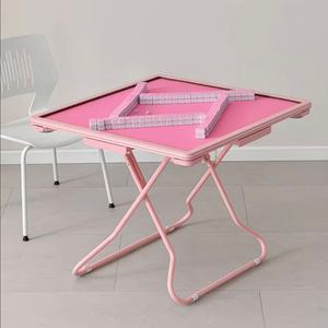 <span class=keywords><strong>Table</strong></span> de Mahjong pliable et portable avec porte-gobelets, <span class=keywords><strong>table</strong></span> de jeu compacte et légère pour Mahjong, <span class=keywords><strong>poker</strong></span>, intérieur, extérieur, voyage - Product Image 3