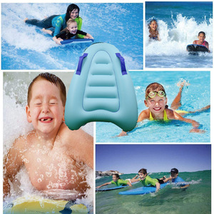 <b>Inflatable</b> Kickboard Blue 60in Above For Kids And Adults Lakes Rivers Swimming Training - Product Image 2