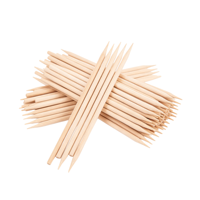Houten ecologische berkenhouten spiesjes platte spiesjes groothandel voor Kerstmis